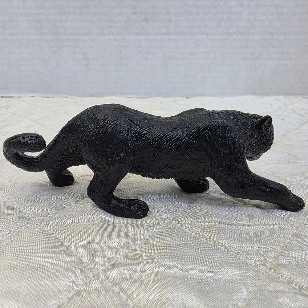 Safari Ltd 2006 BLACK PANTHER Leopard Adult Figure Wildlife Big Cat Figurine Toy